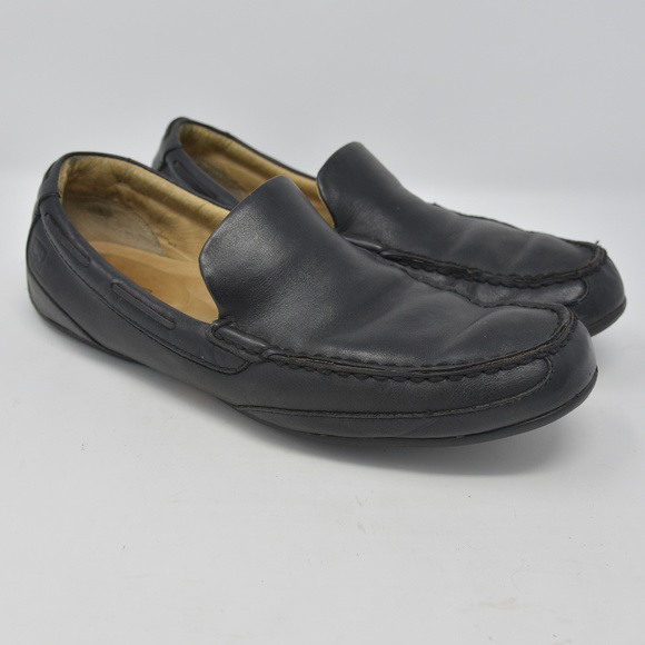 *Sperry Top Sider Sz 11.5M Black Leather Loafers